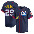 Pouc D.Tigers #29 Tarik Skubal Player Navy Limited American League All-Star Edition Stitched Jerseys