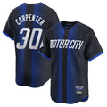 Pouc D.Tigers #30 Kerry Carpenter Player Navy City Connect Home Limited Stitched Jerseys