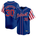 Pouc D.Tigers #30 Kerry Carpenter Player Royal Independence Day Vapor Premier Limited Stitched Jerseys