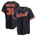 Pouc D.Tigers #31 Riley Greene Player Navy Home Game Stitched Jerseys