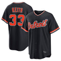 Pouc D.Tigers #33 Colt Keith Player Navy Home Game Stitched Jerseys