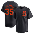 Pouc D.Tigers #35 Justin Verlander Player Navy Home Limited Stitched Jerseys