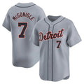Pouc D.Tigers #7 Kevin McGonigle Player Gray Home Limited Stitched Jerseys