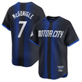 Pouc D.Tigers #7 Kevin McGonigle Player Navy City Connect Home Limited Stitched Jerseys