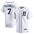 Pouc D.Tigers #7 Kevin McGonigle Player White Home Limited Stitched Jerseys