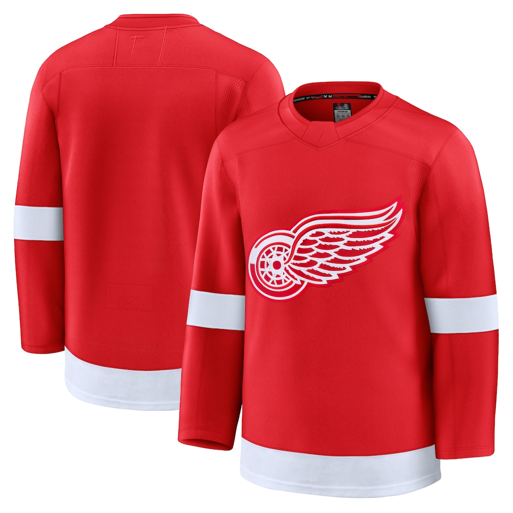 Pouc D.Red wings Red Home Premium Jerseys