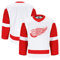 Pouc D.Red wings White Away Authentic Pro Jerseys