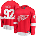 Pouc D.Red wings #92 Marco Kasper Red Home Breakaway Jerseys