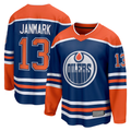 Pouc E.Oilers #13 Mattias Janmark Royal Home Breakaway Jerseys