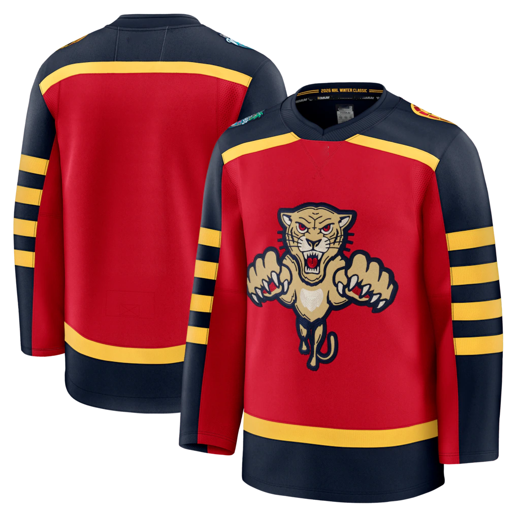 Pouc F.Panthers Red 2026 Winter Classic Premium Jerseys