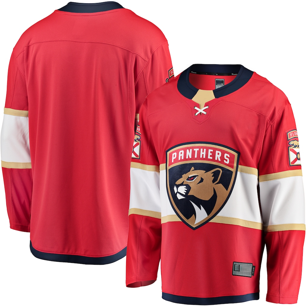 Pouc F.Panthers Red Breakaway Home Jerseys