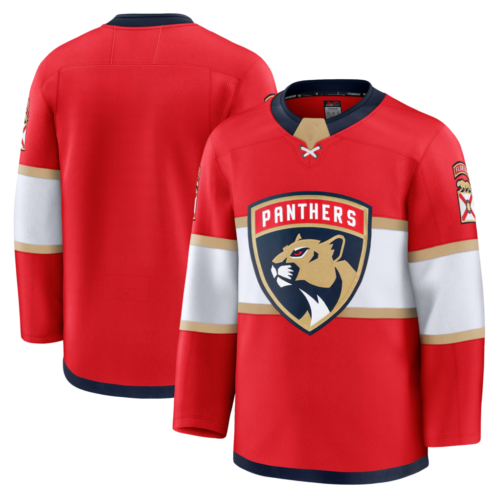 Pouc F.Panthers Red Home Premium Jerseys