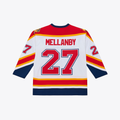 Pouc F.Panthers #27 Scott Mellanby Mitchell & Ness White 1996 Power Play Jerseys