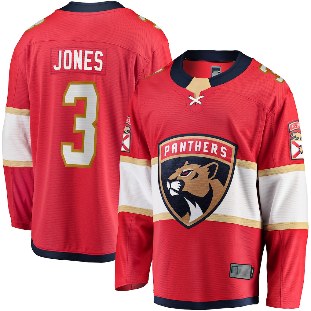 Pouc F.Panthers #3 Seth Jones Red Home Breakaway Jerseys