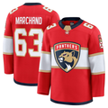 Pouc F.Panthers #63 Brad Marchand Red Home Premium Jerseys