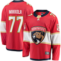 Pouc F.Panthers #77 Niko Mikkola Red Premier Breakaway Player Jerseys