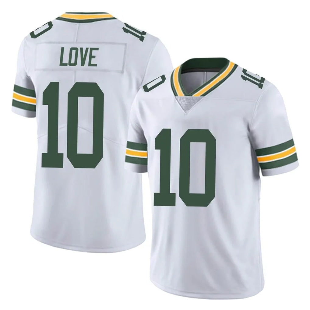 Pouc GB.Packers #10 Jordan Love Player White Vapor Untouchable Limited Home Game Stitched Jerseys