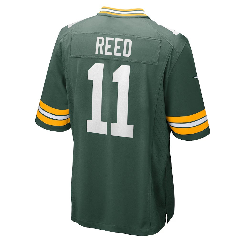 Pouc GB.Packers #11 Jayden Reed Green Game Stitched Jerseys
