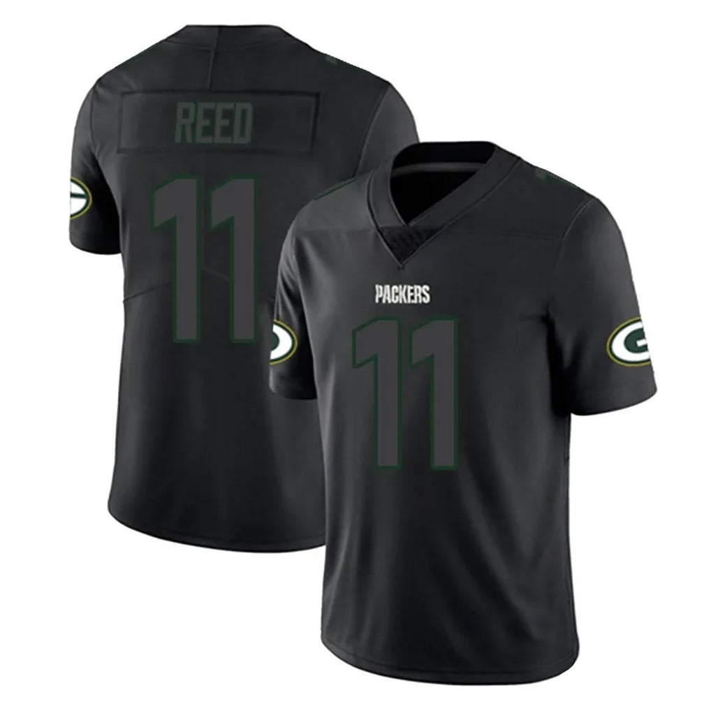 Pouc GB.Packers #11 Jayden Reed Player Black Impact Limited Home Game Stitched Jerseys