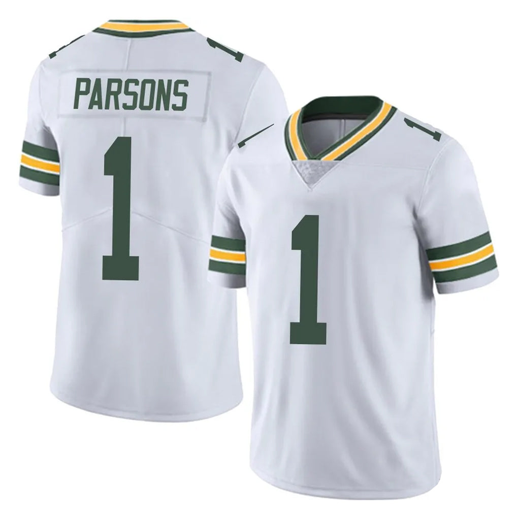 Pouc GB.Packers #1 Micah Parsons Player White Vapor Untouchable Limited Home Game Stitched Jerseys