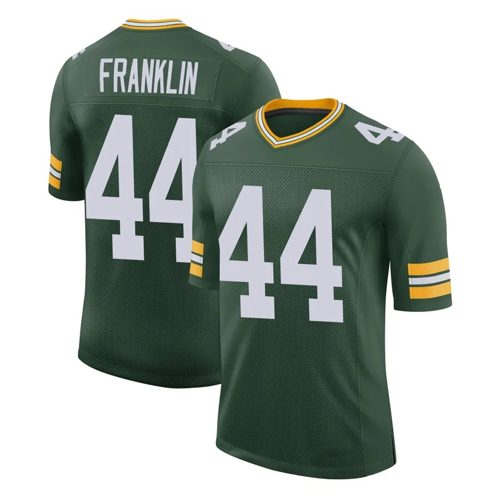 Pouc GB.Packers #44 Zaire Franklin Player Green Limited Classic Home Game Stitched Jerseys