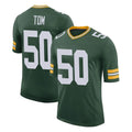 Pouc GB.Packers #50 Zach Tom Player Green Limited Classic Home Game Stitched Jerseys