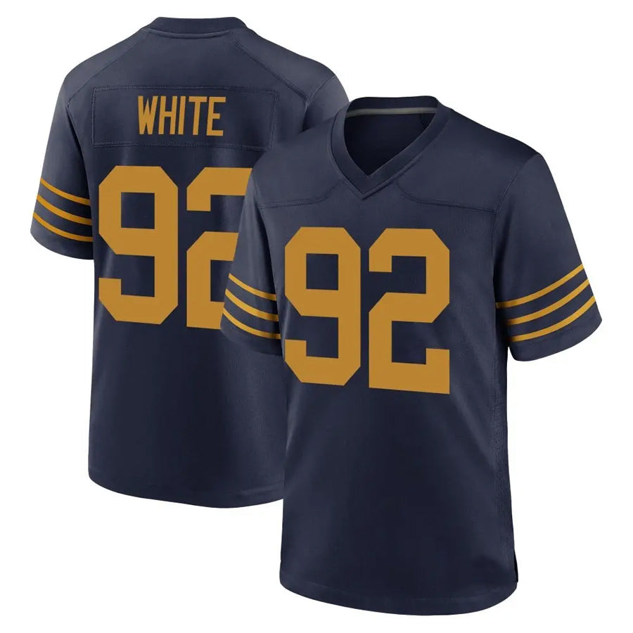 Pouc GB.Packers #92 Reggie White Player Navy The 1923 Classic Game Stitched Jerseys