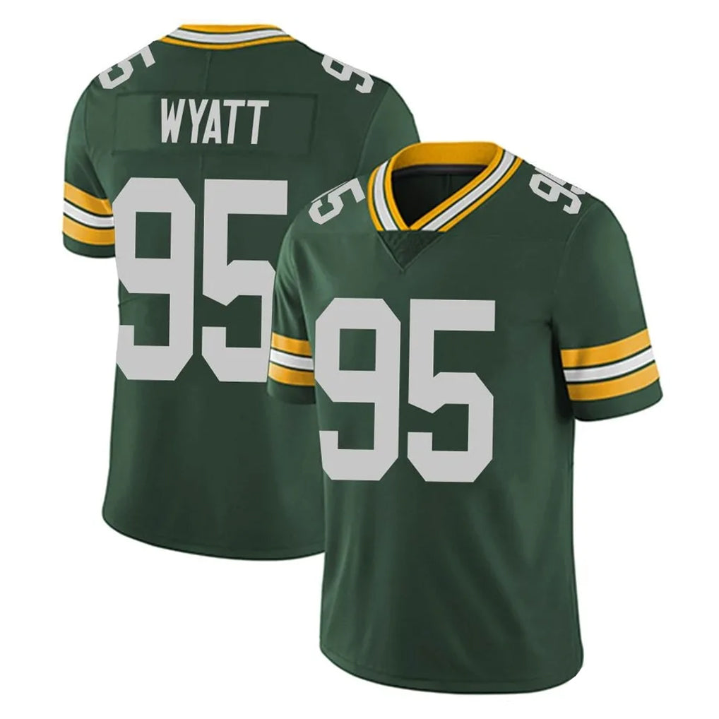 Pouc GB.Packers #95 Devonte Wyatt Player Green Vapor Untouchable Limited Home Game Stitched Jerseys
