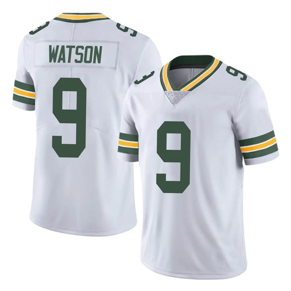 Pouc GB.Packers #9 Christian Watson Player White Vapor Untouchable Limited Home Game Stitched Jerseys