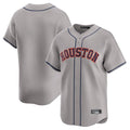 Pouc H.Astros Gray Home Limited Blank Player Stitched Jerseys
