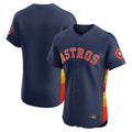 Pouc H.Astros Navy Limited Elite Home Blank Player Stitched Jerseys