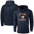 Pouc H.Astros Navy Pullover Hoodie Blank Player Stitched Jerseys