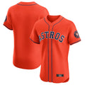 Pouc H.Astros Orange Home Limited Elite Blank Player Stitched Jerseys