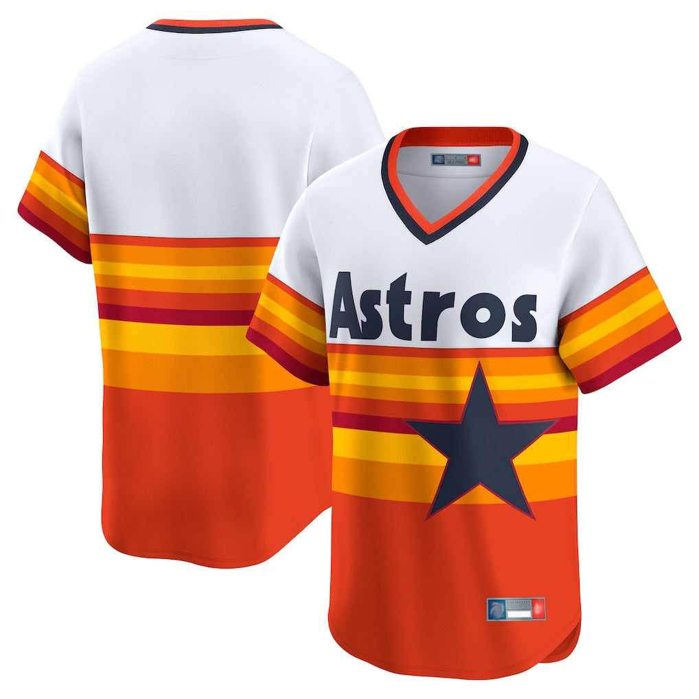 Pouc H.Astros Rainbow Cooperstown Collection T-shirt Blank Player Stitched Jerseys