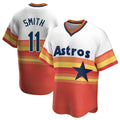 Pouc H.Astros #11 Cam Smith Player Rainbow Cooperstown Collection T-shirt Stitched Jerseys