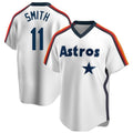 Pouc H.Astros #11 Cam Smith Player White Cooperstown Collection T-shirt Stitched Jerseys