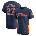 Pouc H.Astros #27 Jose Altuve Player Navy Limited Elite Home Stitched Jerseys