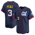 Pouc H.Astros #3 Jeremy Pe?a Player Navy American League All-Star Game Limited Stitched Jerseys