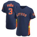 Pouc H.Astros #3 Jeremy Pe?a Player Navy Home Limited Elite Stitched Jerseys