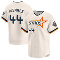 Pouc H.Astros #44 Yordan Alvarez Player Cream City Connect Limited Home Stitched Jerseys
