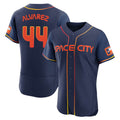 Pouc H.Astros #44 Yordan Alvarez Player Navy City Connect Limited Elite Home Stitched Jerseys