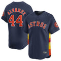 Pouc H.Astros #44 Yordan Alvarez Player Navy Home Limited Stitched Jerseys