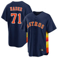 Pouc H.Astros #71 Josh Hader Player Navy Home Game Stitched Jerseys