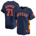 Pouc H.Astros #71 Josh Hader Player Navy Limited Home Stitched Jerseys