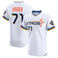 Pouc H.Astros #71 Josh Hader Player White City Connect Limited Elite Home Stitched Jerseys