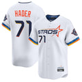 Pouc H.Astros #71 Josh Hader Player White City Connect Limited Home Stitched Jerseys