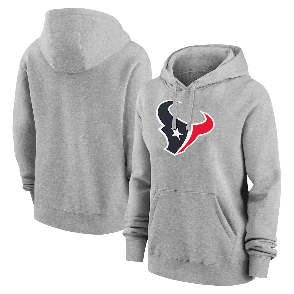 Pouc H.Texans Gray Salute to Service Hoodies Limited Game Blank Player Stitched Jerseys