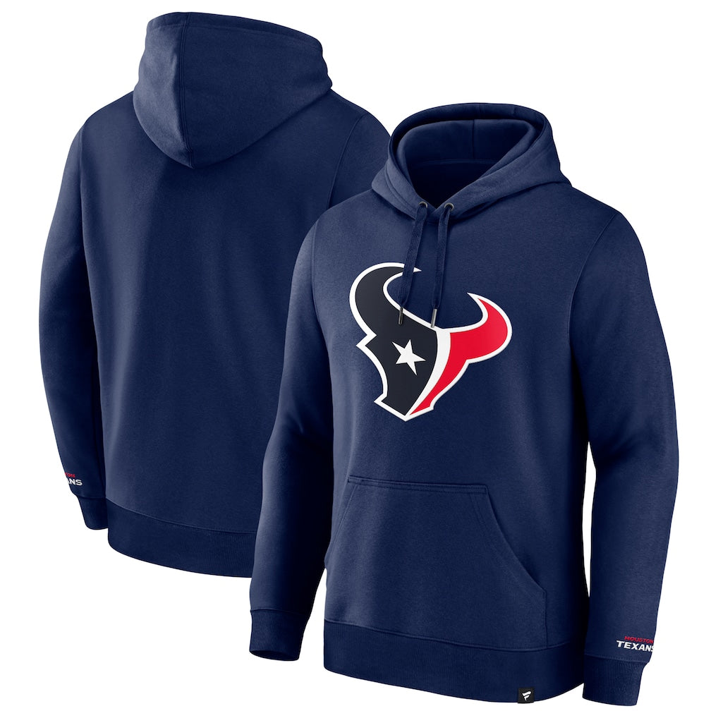 Pouc H.Texans Navy Sideline Standard Issue Initial Home Dri-FIT Hoodie Blank Player Stitched Jerseys