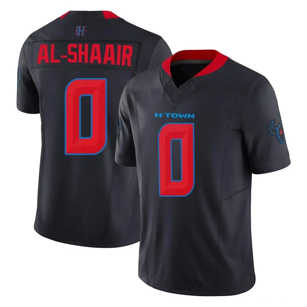 Pouc H.Texans #0 Azeez Al-Shaair Player Navy Limited 2nd Alternate Vapor F.U.S.E. Home Game Stitched Jerseys
