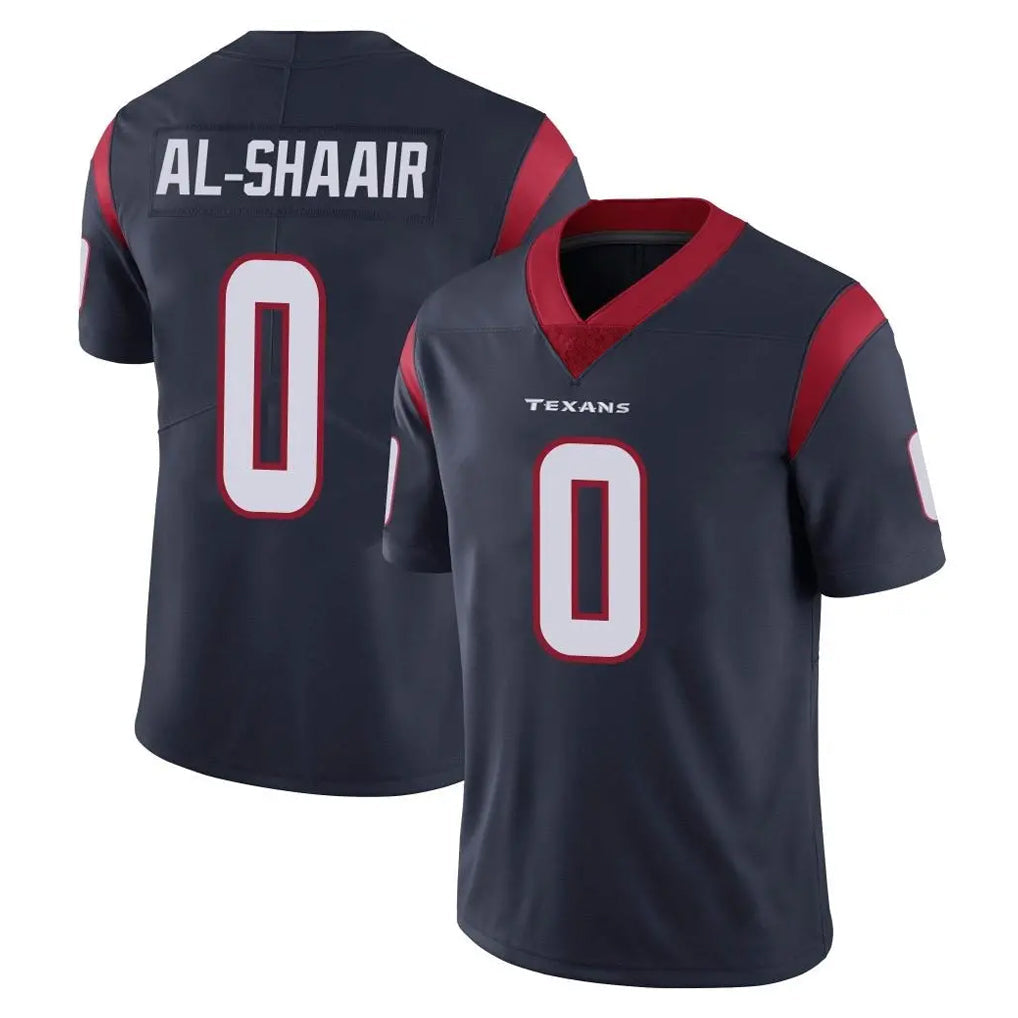 Pouc H.Texans #0 Azeez Al-Shaair Player Navy Limited Vapor Untouchable Home Game Stitched Jerseys